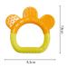 PREMYO Silicone Teething Ring for Babies - Cooling Relief BPA-Free & Soft - Reduces Teething Pain - Orange Yellow - Buy Online on GoSupps.com