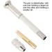 BORDSTRACT Manual Nail Art Punch Tool with 2 Drill Bits Nail Manicure Hand Dril for DIY Nail Piercing and Manicure Projects - Buy Online on GoSupps.com