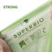 SuperBio 2.6 Gallon Compostable Handle Tie Garbage Bags - 100 Count Pack for Kitchen Trash with BPI and OK Compost Certification - ASTM D6400 Standards - Buy Online on GoSupps.com
