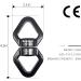 S.E.PEAK 30kN Swing Swivel CE Certified Safe Hook | 360 Rotational Device for Tree Swing, Rock Climbing, Hammock - All Black - Buy Online on GoSupps.com