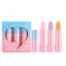 3pcs Color Changing Lip Balm Set Moisturizing & Long Lasting Vegan Lip Care Gift for Women Girls Multicolor One Size One Size Multicolor