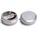 Buy Round Tiger Print Pill Box - 3 Compartment Decorative Metal Organizer for Travel | Portable Pocket Medicine Case - Buy Online on GoSupps.com