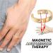 Artocct Lymphatic Drainage Magnet Ring Set - Weight Loss Open Finger Adjustable Ring | Blood Sugar Control for Men & Women - Buy Online on GoSupps.com
