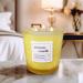 Luxury Citronella Candle | 30oz 3 Wick Aromatherapy | Natural Soy Wax | Indoor & Outdoor Scented | 120 Hours Burning Time | Relaxing Yellow Decor - Buy Online on GoSupps.com