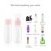 Vitog Travel Bottles Kit | TSA Approved Leak Proof Toiletry Containers Set | 11 Pink PET Cosmetic Containers for Lotion, Shampoo, Soap - Buy Online on GoSupps.com