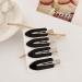 ZEVONDA 10 Pcs No Bend Hair Clips for Girls & Women - Creaseless Hairpins for Styling & Hairstyle - Black (Pack of 10) - Buy Online on GoSupps.com