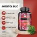 Inositol Duo 120 Capsules V g tales - Myo-Inositol + D-chiro-inositol - 615 mg par capsule - 4 mois d'approvisionnement - Suppl ment de Vitamine B8 - par Apollo's Hegemony - Buy Online on GoSupps.com