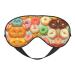 SSIMOO Doughnut Sleep Mask-Adjustable Breathable Fashionable Eye Mask for A Comfortable Sleep Experience Black
