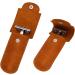 Minkissy 2-Piece Razor Case Handbag Organizer for Men - Leather Holster & Storage Cover in Light Brown - Perfect Shaving Accessory - Buy Online on GoSupps.com