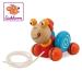 Eichhorn 100005552 - Pull-along toy snail with movement 15cm FSC 100% certified birch wood