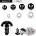 800 Pcs Safety Eyes Black Plastic Eyes with Washers for Stuffed Crochet Animal Crafts Doll Making Supplier Bulk (4 Sizes) - Buy Online on GoSupps.com