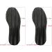 1 Pair Shoe Insoles for Men Women - Rubber Inserts for Running Hiking Shoes - Heel Protector and Sole Repair - Elastic Stick-On Design - 2mm Thickness - Buy Online on GoSupps.com