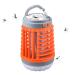 Mosquitoes Killers Lamp Camping Buggs Zapper Solar & USB Powered Electric Fly Killers Mosquitoes Killers Lantern Outdoor Mosquitoes Lamp for Home Camping Garden Orange purple