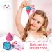 9Pcs Glitter Icecream Shape Lip Gloss Set in Cute Suitcase | Non Toxic & Kids Friendly | Ages 5 - Buy Online on GoSupps.com