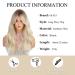 Oefei 24-Inch Blonde Wigs for Women - Long Curly Synthetic Hair with Dark Roots for Daily Party & Cosplay Wear - Buy Online on GoSupps.com
