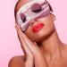 Ulife Mall Soft Satin Sleep Mask - Silk Eye Mask for Women Breathable Sleep Blindfold with Rubber Band Skin-Friendly Ultra-Like Sleep Mask - Pink - Buy Online on GoSupps.com
