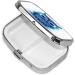 Buy Blue Owl Printed Square Pill Box - Portable Medicine Organiser for Travel | International Shipping - Buy Online on GoSupps.com