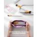 Corneria Large Magnetic Makeup Brush Holder | Portable Organizer & Storage Box | Slim Travel Makeup Bag in Purple - Buy Online on GoSupps.com
