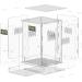 Optimized Giznzg Terrarium for Reptiles - Acrylic Feeding Box with Digital Thermometer & Hygrometer for Spider Snail Frog Lizard Turtle (25x15x15cm) - Best Reptile Breeding Habitat - Buy Online on GoSupps.com