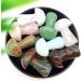 1-Pack Natural Large Green Pink Crystal Mushroom Polished Stones Beautiful Crystal Natural Luster (Color : Africa Blood Stone) - Buy Online on GoSupps.com