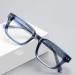 LIGOES TR90 Anti Blue Light Glasses - Retro Square Prescription Eyeglasses for Women | Fashion Blue & Clear Frame - Buy Online on GoSupps.com
