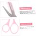 Beaupretty 4-Piece Eyebrow & Beard Trimmer Set - Scissors Combs & Facial Clippers | Pink Makeup Tools for Precision Grooming - Buy Online on GoSupps.com