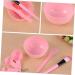 Healeved 8 Sets Facial Mask Brush Spray Bottle Make up Kit Facial Mask Spatula Applicator Mask Bowl Brush Cream Mask Spoon Cosmetology Kit Facial Mask Spoon Facial Spatula Mix Tool Kit Pink - Buy Online on GoSupps.com
