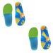 Gatuida 2 Pairs Correction Insert Pad Kids Shoe Inserts Athletic Insole Arch Support Insoles Absorption Insoles Comfortable Correction Insoles Running Child Absorb Sweat