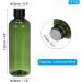 PATIKIL Travel Bottles with Screw Cap, 6 Pcs 3.4Oz(100ml) Leak Proof Refillable Empty Dispenser Container Squeeze Bottle with PP Screw Lid for Shampoo Toiletries Lotion Cream, Green - Buy Online on GoSupps.com