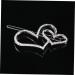 FRCOLOR Alloy Hair Clips Rhinestone Alligator Clip Crystal Handmade Bridal Clip Alloy BB Hairgrip Shinny Crystal Alligator bow Accessories Korean bride Hollow Hairpin - Buy Online on GoSupps.com