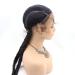 Buy Rainahair 1B Wig with Black Braids - 76.2 cm Heat-Resistant Synthetic Wig for Women | Baby Hair & Pointed Strands - Buy Online on GoSupps.com