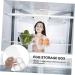Fridge Egg Container 2pcs Box 4 Grid Egg Storage Box Plastic Pallet Empty Egg Carton re-usable - Buy Online on GoSupps.com