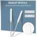 Korean Stainless Steel Makeup Spatula Set - Professional Picasso Spatula for Foundation Mixing - Includes Palette and Leather Cover - Buy Online on GoSupps.com