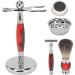 POSEDWRA Manual Shaving Set for Men | Retro Hand Razor Straight Razor & Brush Set - Premium Grooming Essentials - Buy Online on GoSupps.com