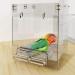 Bath Accessories Bird Bath Box PVC Parakeet Caged Bird Bathing Tub for Small Birds Canary Budgies Parrots Transparent Jaulas Para Pajaros Periquitos - Buy Online on GoSupps.com