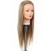 ZHJING Fashion High Temperature Silk Hair Training Head - Perfect for Hairdressing Bridal Makeup & Styling | International Shipping Available - Buy Online on GoSupps.com