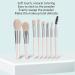 Cosmetic Brush 8pcs Nose Shadow Brush Makeup Brush Eye Shadow Brush Blending Brush for Travel(color) - Buy Online on GoSupps.com