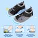 Kids Beach Swim Shoes | Non-Slip Aqua Socks for Boys & Girls | Quick Dry Barefoot Water Shoes - Whale Design | 7/7.5 UK Child Size | Black Gray - Buy Online on GoSupps.com