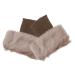 Inoomp 2 pairs of boots made of fur knitted boot warmers socks with boot cuffs warm boot socks leg cuff for shoes accessories thermal socks women acrylic