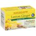 Bigelow Herbal Tea Plus Probiotics Lemon Ginger Caffeine Free 18 Tea Bags 1.39 oz (39 g)