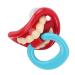 Silicail Baby Pacifier - Funny Sound Wall Design & Flat Nipple for Better Suction - International Shipping Available - Buy Online on GoSupps.com