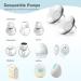 Flat Rate 19mm Milk Pump Accessories - Compatible with Kissbobo 1508/1506plus My-376 Mercozy S12 Pro/S9 Pro | Original Replacement (4 Pieces) - Buy Online on GoSupps.com