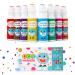 JORNERDN Dot Markers for Toddlers Kids, 8 Colors (Jumbo 60ml / 2 oz) Water-Based Non-Toxic Bingo Daubers, Fun Preschool Crafts Art Supplies Plus 580 Pages Activity E-BOOK
