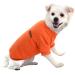 Hualisiji dog sweater fleece dog sweater Small dogs warm dog sweater for chihuahua softness comfort and warmth suitable for small medium and large dogs (L orange) l orange
