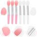 FOMIYES 2 Sets Lip Stick Dust Cover Cosmetics Lipstick Applicator Makeup Applicator Mask Applicator Brush Silicone Lip Covers Lady Tools to Sleep Miss Silicone Brush Silica Gel - Buy Online on GoSupps.com