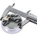 Pine Tree Under The Moon Round Pill Box - 3 Compartment Travel Organizer for Medications | Portable Pill Holder - Buy Online on GoSupps.com