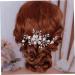 Housoutil 1 Pc Crystal Headpiece Rhinestone Headpiece Comb for Bridal Rhinestone Hair Clip Bridal Headpiece Pearl Hair Comb Combs Wedding Hair Comb Accessories Alloy Bride - Buy Online on GoSupps.com