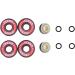 Rollerex 2-Pack Glowrider 92A LED Light Up Wheels - Glow in The Dark - UV Purple 80mm - Buy Online on GoSupps.com