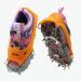 Kids Ice Cleats - Stainless Steel Traction Cleats for Hiking Boots & Shoes - Anti-Slip Snow Grips & Micro Spikes for Ice Fishing, Walking, Hiking & Climbing - Orange - Size S(1.5-4) - Buy Online on GoSupps.com