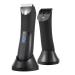 Mens Electric Body Groin Trimmers Painless Ball Trimmer IPX7 Waterproof for Wet & Dry Body Hair Groomer Shaver USB-C Recharge Replaceable Ceramic Blade Heads